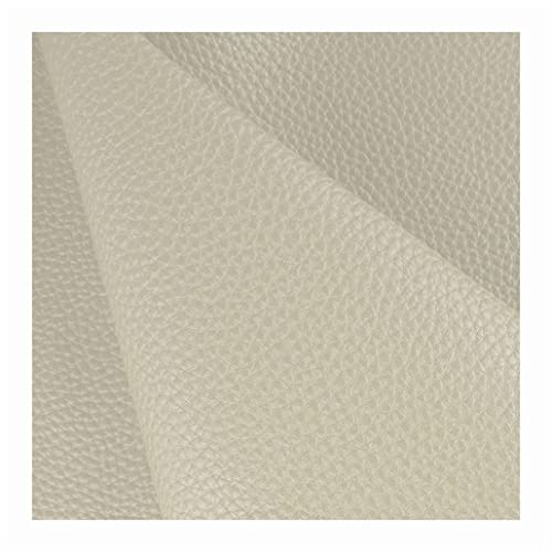 Kunstleder Polsterstoff 140 cm Breit Kaschiert Meterware MöBelstoff FüR SäMtliche Polsterarbeiten Autos Boote Dekorationen 1m Meterware verkauft(Size:1.4x1m/4.59x3.28ft)(Cream color,1.4x5m) von XXGJOALD