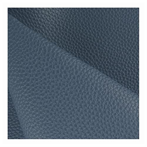 Kunstleder Polsterstoff 140 cm Breit Kaschiert Meterware MöBelstoff FüR SäMtliche Polsterarbeiten Autos Boote Dekorationen 1m Meterware verkauft(Size:1.4x1m/4.59x3.28ft)(Grey blue,1.4x6m) von XXGJOALD