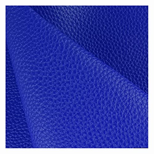 Kunstleder Polsterstoff Kaschiert Meterware MöBelstoff FüR SäMtliche Polsterarbeiten,Autos,Boote,Dekorationen 140 cm(Royal blue,1.4x3m) von XXGJOALD