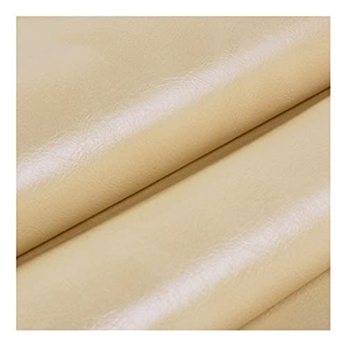 Kunstleder Polsterstoff Meterware FüR Möbel Sofa Stuhl Autos Polsterarbeiten Autos Dekorationen DIY Basteln Nähen 160 cm Breit Meterware Verkauft(Cream color,1.6X3m) von XXGJOALD