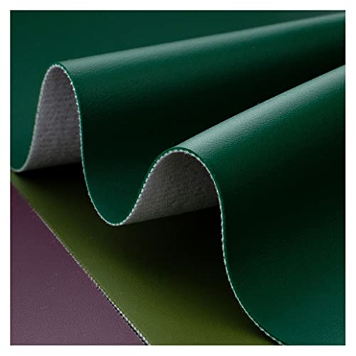Kunstleder Polsterstoff das für Dekoration, Kunsthandwerk Kissen oder Bezüge verwendet Wird und meterweise verkauft Wird Kunstlederbreite 137cm(Green,1.37x3m) von XXGJOALD