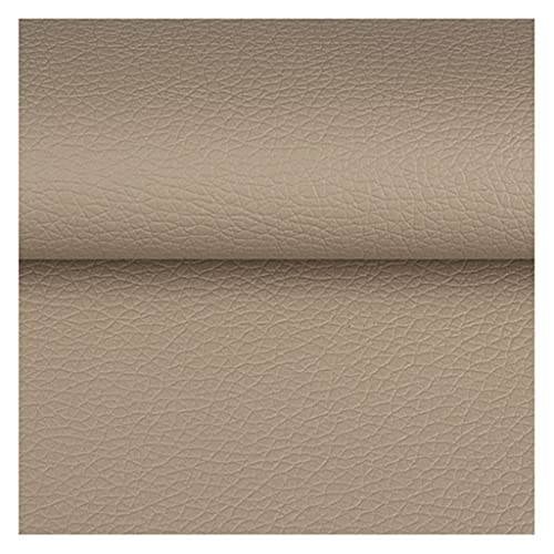 Premium Gekörnt Bezugsstoff Strukturiertes Der Litschi Kunstleder Polsterstoff Verbreiterte Version 1.4m Gekörnt Lederimitat Texturiert Lederstoff Möbelstoff Meterware(Apricot,1.4X2m) von XXGJOALD