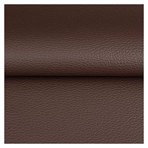 Premium Gekörnt Bezugsstoff Strukturiertes Der Litschi Kunstleder Polsterstoff Verbreiterte Version 1.4m Gekörnt Lederimitat Texturiert Lederstoff Möbelstoff Meterware(Brown,1.4X7m) von XXGJOALD
