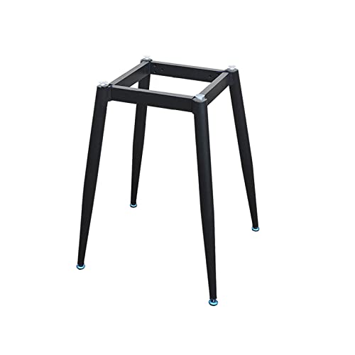 XXHNBF Tischbeine aus Metall, robuste Schreibtischbeine, Möbelbeine aus Eisen, Esstischbeine, mit Schraube und Saugnapf, Zwei Installationsmethoden(Black,30 * 30cm(12 * 12in)) von XXHNBF