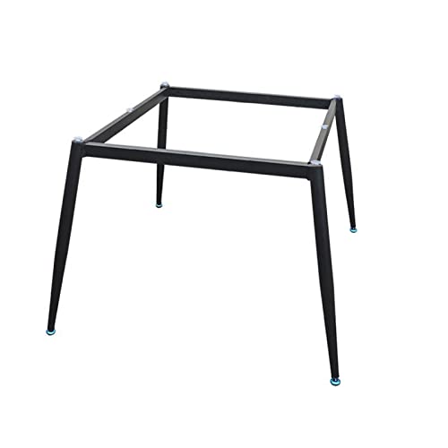 XXHNBF Tischbeine aus Metall, robuste Schreibtischbeine, Möbelbeine aus Eisen, Esstischbeine, mit Schraube und Saugnapf, Zwei Installationsmethoden(Black,80 * 80cm(32 * 32in)) von XXHNBF