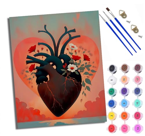 Malen Nach Zahlen Erwachsene-DIY Handgemalt Ölgemälde KitGeistergestalt auf der nächtlichen Straße für Anfänger Mit 3-Pinseln und Acrylfarbe Handgemalt öLgemäLde Kit Als Geschenk 40x50cm (Rahmenlos) von XXHXIE