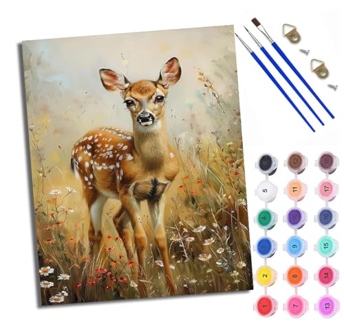 Malen Nach Zahlen Erwachsene-DIY Handgemalt Ölgemälde KitOrangefarbene Katze beobachtet den Regen für Anfänger Mit 3-Pinseln und Acrylfarbe Handgemalt öLgemäLde Kit Als Geschenk 40x50cm (Rahmenlos) von XXHXIE