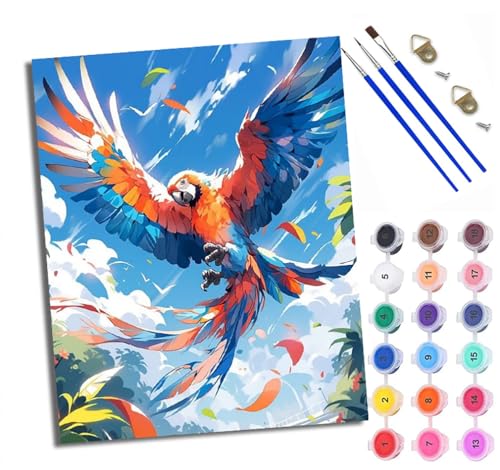 Malen nach Zahlen Erwachsene Modischer und dominanter Tiger DIY Handgemalt Ölgemälde Kit Paint by Numbers Adult Mit 3 - Pinseln und Acrylfarbe Knitterfreie Leinwand set - 40 X 50 CM Malen nach Zahlen Erwachsene Modischer und dominanter Tiger DIY Handgemalt Ölgemälde Kit Paint by Numbers Adult Mit 3 - Pinseln und Acrylfarbe Knitterfreie Leinwand set - 40 X 50 CM von XXHXIE