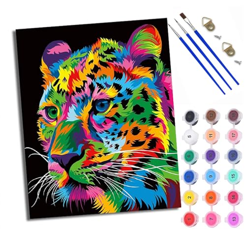 Malen nach Zahlen Erwachsene Weihnachtsdekorationsbücher DIY Handgemalt Ölgemälde Kit Paint by Numbers Adult Mit 3 - Pinseln und Acrylfarbe Knitterfreie Leinwand set - 40 X 50 CM von XXHXIE
