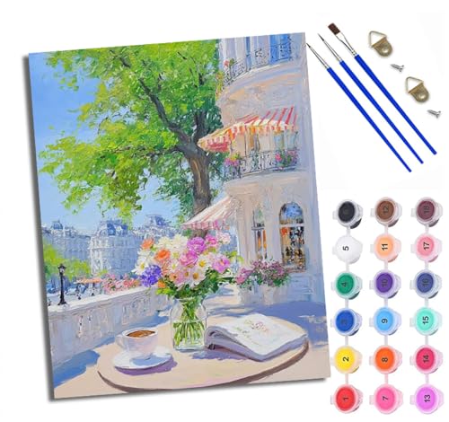 Malen nach Zahlen für Erwachsene, Malen-nach-Zahlen-Set, schwarze Katze, die Popcorn isst, mit Acrylfarben, vorgedruckte Leinwand und Pinsel, Geschenk, Wanddekoration, 40,6 x 50,8 cm, ohne Rahmen Malen nach Zahlen für Erwachsene, Malen-nach-Zahlen-Set, schwarze Katze, die Popcorn isst, mit Acrylfarben, vorgedruckte Leinwand und Pinsel, Geschenk, Wanddekoration, 40,6 x 50,8 cm, ohne Rahmen von XXHXIE