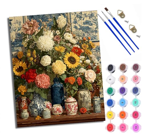 XXHXIE Malen Nach Zahlen Erwachsene-DIY Handgemalt Ölgemälde KitFigur mit grünen Haaren und Blumen für Anfänger Mit 3-Pinseln und Acrylfarbe Handgemalt öLgemäLde Kit Als Geschenk 40x50cm (Rahmenlos) XXHXIE Malen Nach Zahlen Erwachsene-DIY Handgemalt Ölgemälde KitFigur mit grünen Haaren und Blumen für Anfänger Mit 3-Pinseln und Acrylfarbe Handgemalt öLgemäLde Kit Als Geschenk 40x50cm (Rahmenlos) von XXHXIE