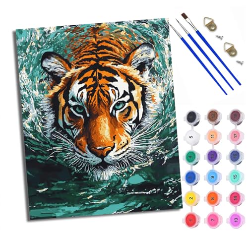 XXHXIE Malen Nach Zahlen Erwachsene-DIY Handgemalt Ölgemälde KitGeister-Kürbisschaukel für Anfänger Mit 3-Pinseln und Acrylfarbe Handgemalt öLgemäLde Kit Als Geschenk 40x50cm (Rahmenlos) von XXHXIE