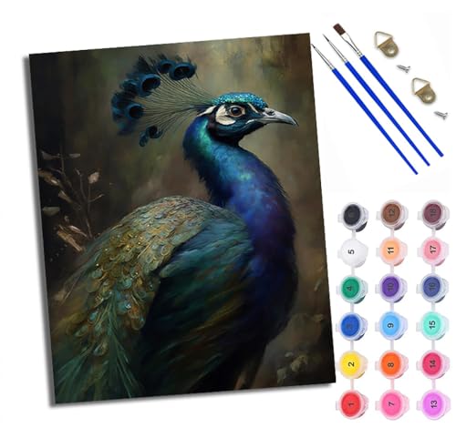 XXHXIE Malen Nach Zahlen Erwachsene-DIY Handgemalt Ölgemälde KitPilzverzierter Totenkopf für Anfänger Mit 3-Pinseln und Acrylfarbe Handgemalt öLgemäLde Kit Als Geschenk 40x50cm (Rahmenlos) von XXHXIE