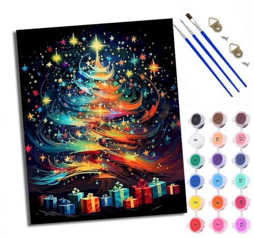 XXHXIE Malen nach Zahlen DIY Handgemalt Ölgemälde Set für Anfänger und Jugendliche Bild der betenden Jungfrau Maria Pinsel und Acrylfarbe 40x50 cm ideal als Geschenk oder zur Heimdekoration von XXHXIE