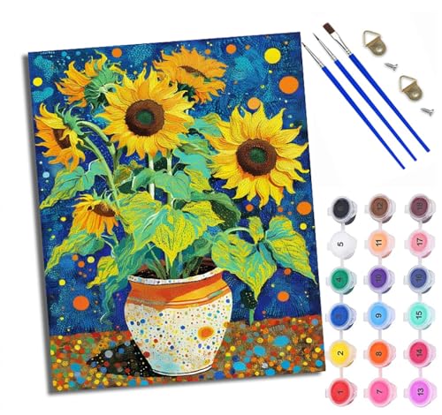 XXHXIE Malen nach Zahlen Malen nach Zahlen für Erwachsene Anfänger 40 x 50 cm Zukunft Stadt Szene Erwachsene Malen nach Zahlen mit Pinseln DIY Malerei für Heimdekoration Ohne Rahmen von XXHXIE