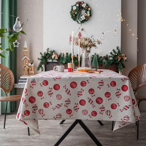 XXIUDEE Rechteckige Tischdecke, staubdicht, waschbar, Esstischabdeckung für Café, Restaurant, Buffet, Kaffee, Party, Garten, Terrasse, Küche, Picknick, Tischplatte, Heimdekoration (260 x 140 cm, Stil XXIUDEE Rechteckige Tischdecke, staubdicht, waschbar, Esstischabdeckung für Café, Restaurant, Buffet, Kaffee, Party, Garten, Terrasse, Küche, Picknick, Tischplatte, Heimdekoration (260 x 140 cm, Stil von XXIUDEE