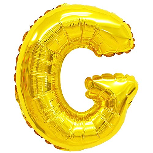 Folienballons - Buchstaben und Zahlen in Gold - 80cm - Deko - XXL Luftballons, Plastik, G - Gold, Gold von XXL LUFTBALLONS