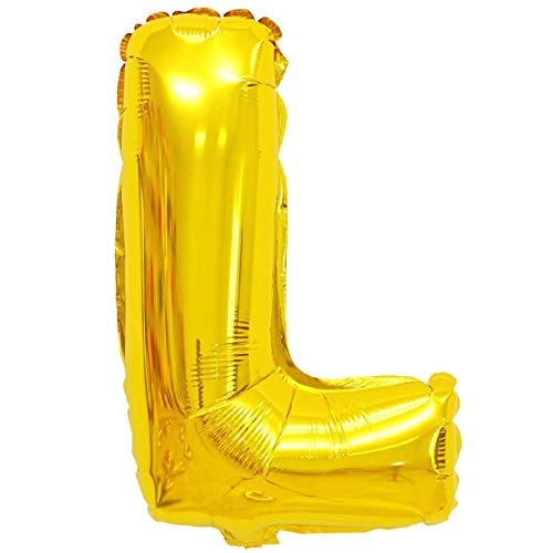 Folienballons - Buchstaben & Zahlen & Zeichen in Gold - 80 cm - Partydeko - XXL Luftballons, Plastik, L - Gold, Gold Folienballons - Buchstaben & Zahlen & Zeichen in Gold - 80 cm - Partydeko - XXL Luftballons, Plastik, L - Gold, Gold von XXL LUFTBALLONS