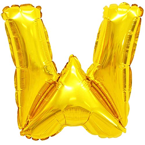 Folienballons - Buchstaben & Zahlen & Zeichen in Gold - 80 cm - Partydeko - XXL Luftballons, Plastik, W - Gold, Gold Folienballons - Buchstaben & Zahlen & Zeichen in Gold - 80 cm - Partydeko - XXL Luftballons, Plastik, W - Gold, Gold von XXL LUFTBALLONS