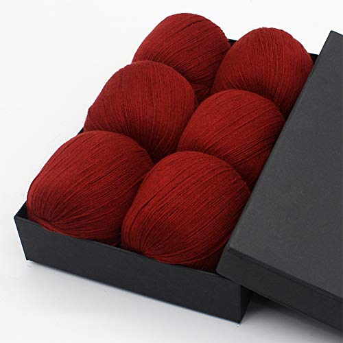 XXSC-ZC 300G Cashmere Garn Wolle-Kugel für das Stricken und Häkeln, Pullover Schal Ha Handschuh, weich und warm, mit Rod Needles,10 XXSC-ZC 300G Cashmere Garn Wolle-Kugel für das Stricken und Häkeln, Pullover Schal Ha Handschuh, weich und warm, mit Rod Needles,10 von XXSC-ZC