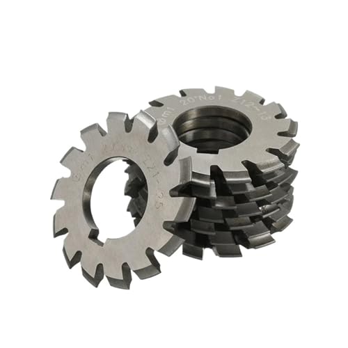XYAGYUND M0.4 M0.5 M0.6 M0.7 M0.8 M1 M1.25 M1.5 M2 M3 M4 Modul PA20 Grad NO.1-NO.8 Zahnradschneidwerkzeuge(M0.9 8pcs(no.1-no.8)) von XYAGYUND