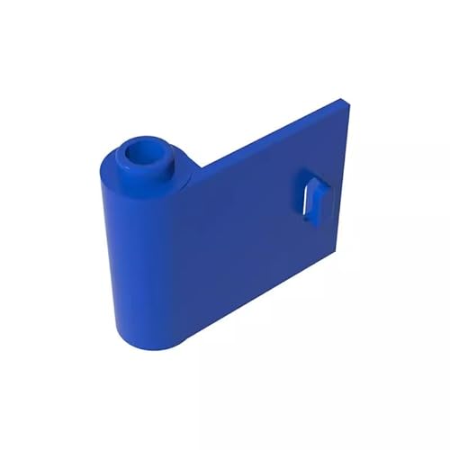 GDS-1140 Tür 1 x 3 x 2 Links – offen zwischen oberem und unterem Scharnier, 50TE, kompatibel mit Lego 92262 DIY-Teilen und MOC-Komponenten für große Ziegelmarken, Farbe:Blau 23 von XYEIUGO