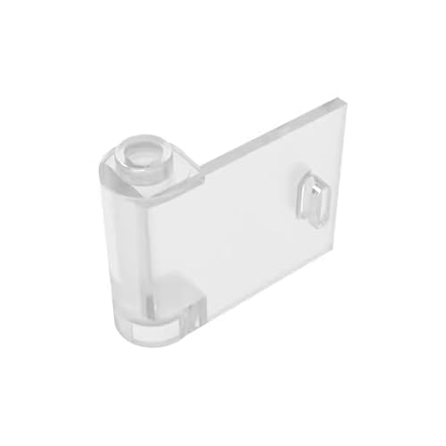 GDS-1140 Tür 1 x 3 x 2 Links – offen zwischen oberem und unterem Scharnier, 50TE, kompatibel mit Lego 92262 DIY-Teilen und MOC-Komponenten für große Ziegelmarken, Farbe:Volltransparent/Klar 40 von XYEIUGO