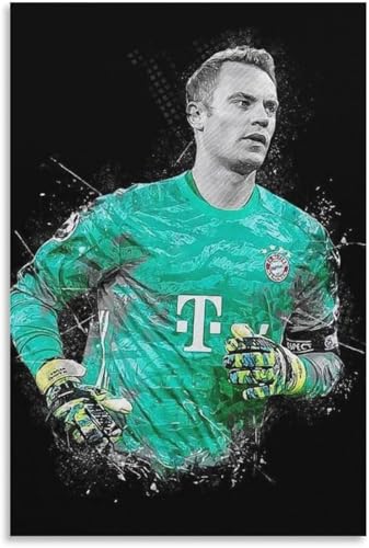XYNZTF 5D Diamant Painting Set FüR Erwachsene Manuel Neuer, deutscher Fußballspieler und Torwart DIY Diamond Painting Kristall Strass Diamant Stickerei GemäLde 23.6"x35.4"(60x90cm) von XYNZTF