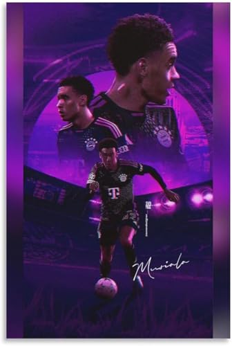 XYNZTF 5d Diamond Painting Diamant Bilder FüR Erwachsene Jamal-Musiala Fußballsportstar DIY Kreuzstich Arts Craft Kristall Strass Stickerei 7.8"x11.8"(20x30cm) von XYNZTF
