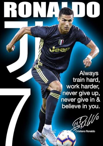 XYNZTF 5d Diamond Painting Diamant Bilder FüR Erwachsene Ronaldo Juventus Motivations - 2018 DIY Kreuzstich Arts Craft Kristall Strass Stickerei 15.7"x19.7"(40x50cm) von XYNZTF