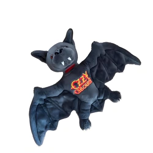 𝙊𝙯𝙯𝙮 Osbourne Plush Bat Mit abnehmbarem Kopf Black Sa-bbath Lead Singer 𝙊𝙯𝙯𝙮 Osbourne Bat Plüschpuppen-Spielzeug für Fans(Magnetischer Stil) von XYYYHTL