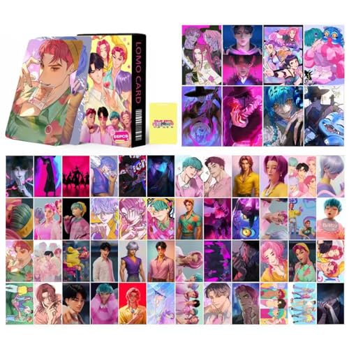 XYYYHTL 55PC Huntirx Cards Photocards Huntrx/X Theme Photo Card Set Geburtstagsgeschenk für Fans von XYYYHTL
