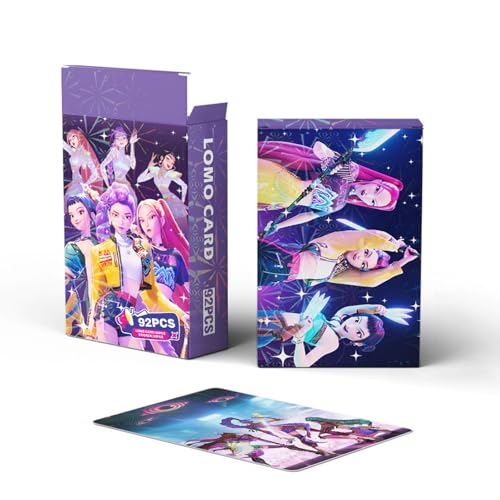 XYYYHTL 60PC Huntrix Cards Photocards+ 32PC Huntrix Stickers Geburtstagsgeschenk für Fans von XYYYHTL