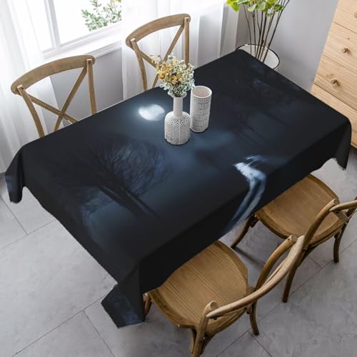 XZDLYY AnEerieEvening Tischdecke, weich, rechteckig, 89 x 140 cm, für Esszimmer, Party, Picknick, Hochzeit, Brunch oder Buffet von XZDLYY