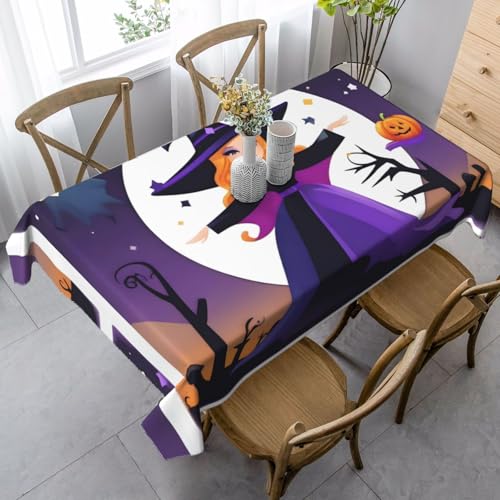 XZDLYY BewitchedBash Tischdecke, weich, rechteckig, 89 x 140 cm, für Esszimmer, Party, Picknick, Hochzeit, Brunch oder Buffet XZDLYY BewitchedBash Tischdecke, weich, rechteckig, 89 x 140 cm, für Esszimmer, Party, Picknick, Hochzeit, Brunch oder Buffet von XZDLYY