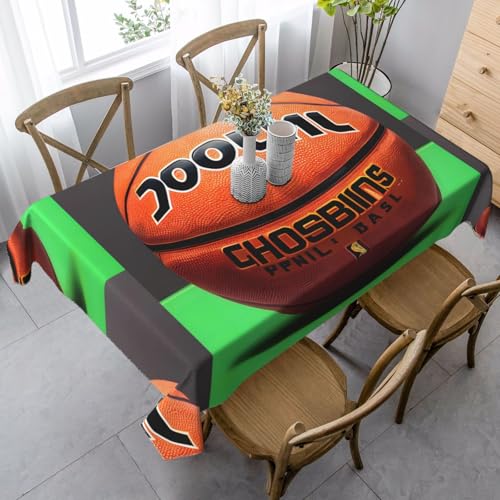 XZDLYY Tischdecke, weich, rechteckig, Basketball-Hintergrund, 89 x 140 cm, für Esszimmer, Party, Picknick, Hochzeit, Brunch oder Buffet XZDLYY Tischdecke, weich, rechteckig, Basketball-Hintergrund, 89 x 140 cm, für Esszimmer, Party, Picknick, Hochzeit, Brunch oder Buffet von XZDLYY