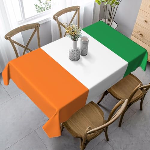 XZDLYY Tischdecke, weich, rechteckig, Flagge der Elfenbeinküste, 89 x 140 cm, für Esszimmer, Party, Picknick, Hochzeit, Brunch oder Buffet von XZDLYY