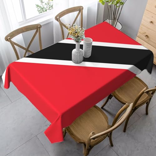 XZDLYY Tischdecke, weich, rechteckig, Flagge von Trinidad und Tobago, 89 x 140 cm, für Esszimmer, Party, Picknick, Hochzeit, Brunch oder Buffet XZDLYY Tischdecke, weich, rechteckig, Flagge von Trinidad und Tobago, 89 x 140 cm, für Esszimmer, Party, Picknick, Hochzeit, Brunch oder Buffet von XZDLYY