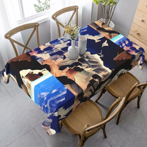 XZDLYY Tischdecke, weich, rechteckig, Grand Canyon, 89 x 140 cm, für Esszimmer, Party, Picknick, Hochzeit, Brunch oder Buffet XZDLYY Tischdecke, weich, rechteckig, Grand Canyon, 89 x 140 cm, für Esszimmer, Party, Picknick, Hochzeit, Brunch oder Buffet von XZDLYY