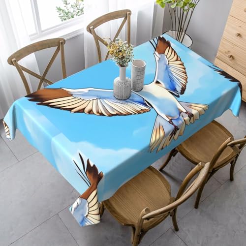 XZDLYY Tischdecke, weich, rechteckig, Möwen im Flug, 89 x 140 cm, für Esszimmer, Party, Picknick, Hochzeit, Brunch oder Buffet XZDLYY Tischdecke, weich, rechteckig, Möwen im Flug, 89 x 140 cm, für Esszimmer, Party, Picknick, Hochzeit, Brunch oder Buffet von XZDLYY