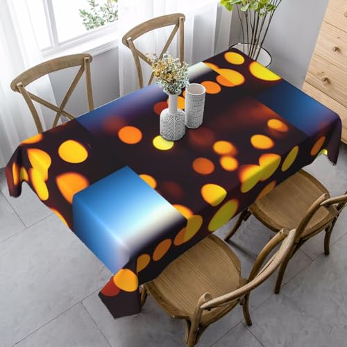 XZDLYY Tischdecke, weich, rechteckig, Motiv: Rabe, Vogel, 89 x 140 cm, für Esszimmer, Party, Picknick, Hochzeit, Brunch oder Buffet von XZDLYY