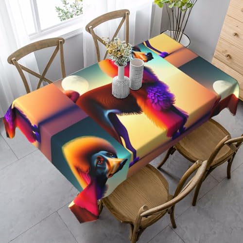 XZDLYY Tischdecke, weich, rechteckig, Motiv: Welpe, 89 x 140 cm, für Esszimmer, Party, Picknick, Hochzeit, Brunch oder Buffet XZDLYY Tischdecke, weich, rechteckig, Motiv: Welpe, 89 x 140 cm, für Esszimmer, Party, Picknick, Hochzeit, Brunch oder Buffet von XZDLYY