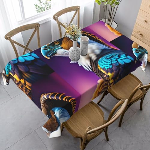 XZDLYY Tischdecke, weich, rechteckig, Punk-Porträt, Totenkopf, 89 x 140 cm, für Esszimmer, Party, Picknick, Hochzeit, Brunch oder Buffet XZDLYY Tischdecke, weich, rechteckig, Punk-Porträt, Totenkopf, 89 x 140 cm, für Esszimmer, Party, Picknick, Hochzeit, Brunch oder Buffet von XZDLYY