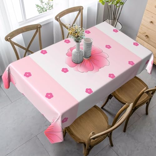 XZDLYY Tischdecke, weich, rechteckig, blühende Nelken, 89 x 140 cm, für Esszimmer, Party, Picknick, Hochzeit, Brunch Buffet, Dekoration XZDLYY Tischdecke, weich, rechteckig, blühende Nelken, 89 x 140 cm, für Esszimmer, Party, Picknick, Hochzeit, Brunch Buffet, Dekoration von XZDLYY