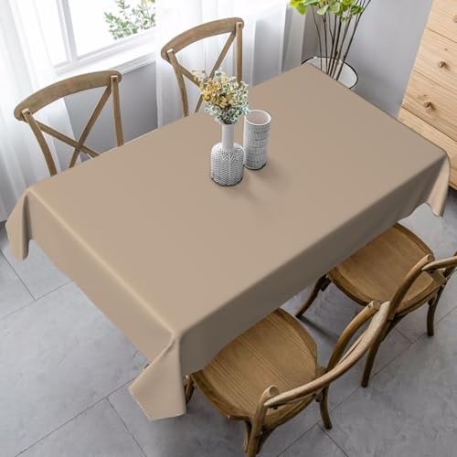 XZDLYY Tischdecke, weich, rechteckig, einfarbig, 89 x 140 cm, für Esszimmer, Party, Picknick, Hochzeit, Brunch oder Buffet, Hellbraun XZDLYY Tischdecke, weich, rechteckig, einfarbig, 89 x 140 cm, für Esszimmer, Party, Picknick, Hochzeit, Brunch oder Buffet, Hellbraun von XZDLYY