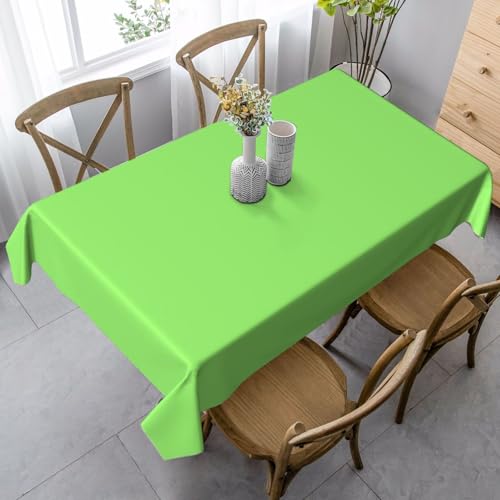 XZDLYY Tischdecke, weich, rechteckig, einfarbig, 89 x 140 cm, für Esszimmer, Party, Picknick, Hochzeit, Brunch oder Buffet, Hellgrün XZDLYY Tischdecke, weich, rechteckig, einfarbig, 89 x 140 cm, für Esszimmer, Party, Picknick, Hochzeit, Brunch oder Buffet, Hellgrün von XZDLYY