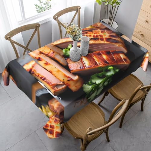 XZDLYY Tischdecke, weich, rechteckig, goldfarben, 89 x 140 cm, für Esszimmer, Party, Picknick, Hochzeit, Brunch oder Buffet von XZDLYY