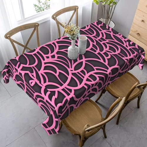 XZDLYY Tischdecke, weich, rechteckig, violette Linien, 89 x 140 cm, für Esszimmer, Party, Picknick, Hochzeit, Brunch oder Buffet XZDLYY Tischdecke, weich, rechteckig, violette Linien, 89 x 140 cm, für Esszimmer, Party, Picknick, Hochzeit, Brunch oder Buffet von XZDLYY