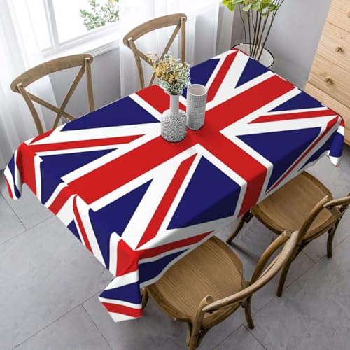 XZDLYY Weiche, rechteckige Tischdecke mit britischer Flagge, 89 x 140 cm, für Esszimmer, Party, Picknick, Hochzeit, Brunch oder Buffet XZDLYY Weiche, rechteckige Tischdecke mit britischer Flagge, 89 x 140 cm, für Esszimmer, Party, Picknick, Hochzeit, Brunch oder Buffet von XZDLYY