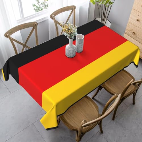 XZDLYY Weiche, rechteckige Tischdecke mit deutscher Flagge, 89 x 140 cm, für Esszimmer, Party, Picknick, Hochzeit, Brunch Buffet, Dekoration XZDLYY Weiche, rechteckige Tischdecke mit deutscher Flagge, 89 x 140 cm, für Esszimmer, Party, Picknick, Hochzeit, Brunch Buffet, Dekoration von XZDLYY